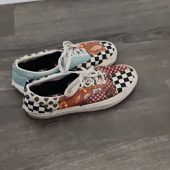 Vans tiger patchwork era skate shoes men's 7 or women's 8.5 - Picture 3 of 8